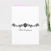 クリスマスの球の招待 招待状 (裏面)