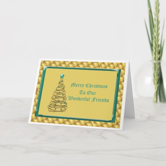 クリスマスの球根のクリスマスカード シーズンカード (正面)