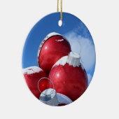 クリスマスの球根の写真の装飾 セラミックオーナメント (右)