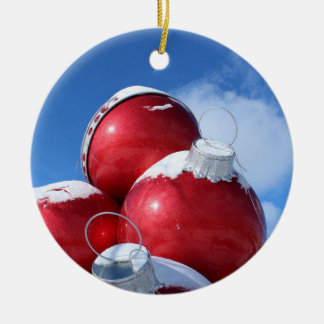 クリスマスの球根の写真の装飾 セラミックオーナメント