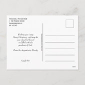 クリスマスの理由はイエスだ シーズンポストカード (裏面)