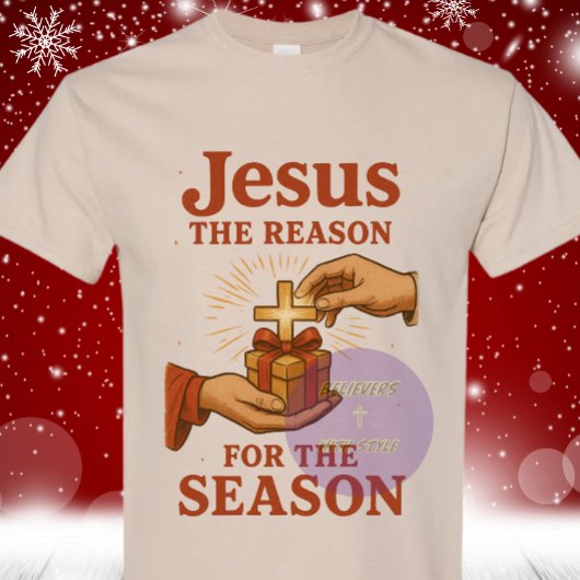 クリスマスの理由はイエス様 - クリスマス Tシャツ