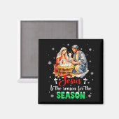 クリスマスの理由はイエス様 クリスマス Xmas マグネット (正面/裏面)