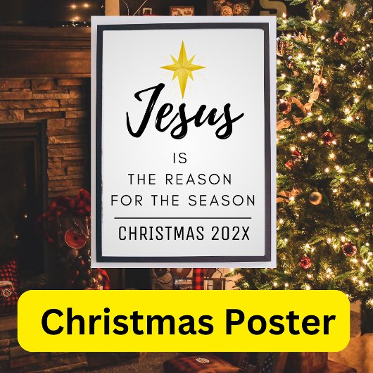 クリスマスの理由はイエス様 ポスター