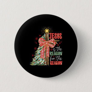 クリスマスの理由はイエス・キリスト Christmas Xmas 缶バッジ