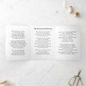 クリスマスの理由-クリスマスカード 三つ折り案内状 (内部)