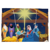 クリスマスの生活 ラージペーパーバッグ (裏面)