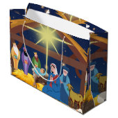 クリスマスの生活 ラージペーパーバッグ (裏面アングル)