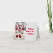 クリスマスの甥のおもしろいの時間 カード (正面)