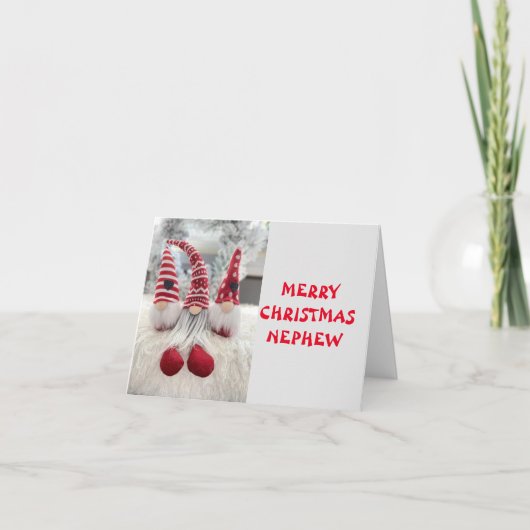 クリスマスの甥のおもしろいの時間 カード (正面)