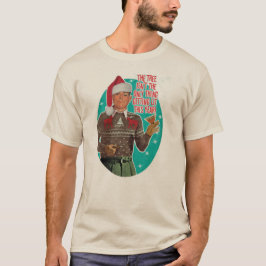 クリスマスの男のための点灯 – レトロTシャツ Tシャツ