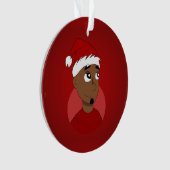 クリスマスの男性キャラクター オーナメント (正面)