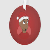 クリスマスの男性キャラクター オーナメント (正面)