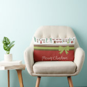 クリスマスの町 ランバークッション (椅子)