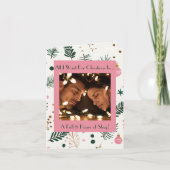 クリスマスの疲れた写真のために私が欲しい休日のユーモア シーズンカード (正面)