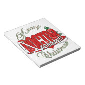 クリスマスの病理学者の医者 ノートパッド (アングル)