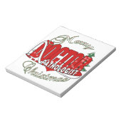 クリスマスの病理学者の医者 ノートパッド (回転)