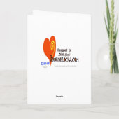 クリスマスの痛みお尻医療クリスマスカード シーズンカード (裏面)