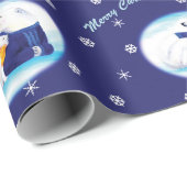クリスマスの白くま ラッピングペーパー (ロールコーナー)