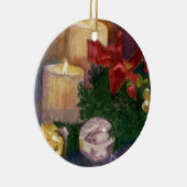 クリスマスの白熱 セラミックオーナメント (右)