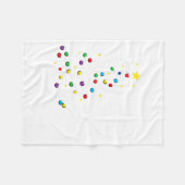 クリスマスの看護師 輝くように 明るい呼び出しライト Xma フリースブランケット (正面(横))