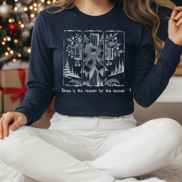 クリスマスの真の意味 ジーザス・イズ・ザ・リーズン・フォー・ザ・シーズン Tシャツ