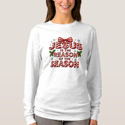 クリスマスの真の意味 Tシャツ (正面)