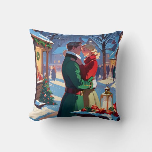 クリスマスの真の愛 – Coffee Mag クッション (正面)