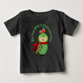 クリスマスの真の精神は愛である ベビーTシャツ