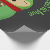 クリスマスの真の精神は愛である ラッピングペーパー (角)