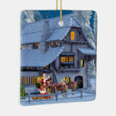 クリスマスの研修会 セラミックオーナメント (右)