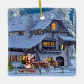 クリスマスの研修会 セラミックオーナメント (正面)