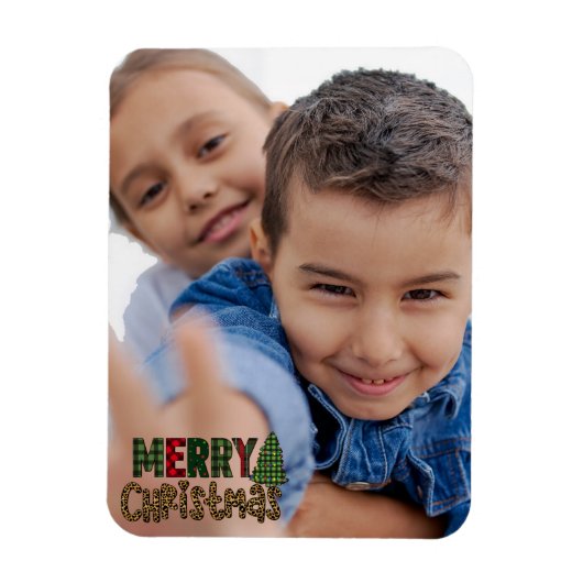 クリスマスの磁気フォトフレーム |クリスマスフォト マグネット (縦)