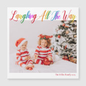 クリスマスの磁石を思わず笑うかわいい虹 (正面)