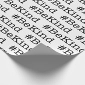 クリスマスの社会正義ラッピング紙BE KIND ラッピングペーパー (角)