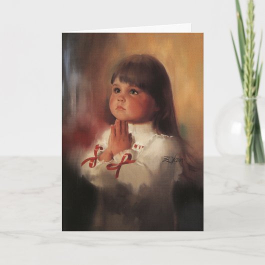 クリスマスの祈りの言葉 シーズンカード (正面)