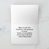 クリスマスの祈りの言葉 シーズンカード (内部)