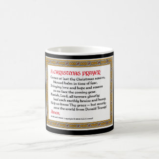 クリスマスの祈りの言葉(ドナルド・トランプ)のマグ コーヒーマグカップ