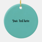 クリスマスの祈り セラミックオーナメント (裏面)