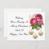 クリスマスの祈り ポストカード (正面/裏面)