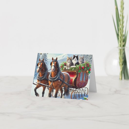 クリスマスの祝い シーズンカード (正面)