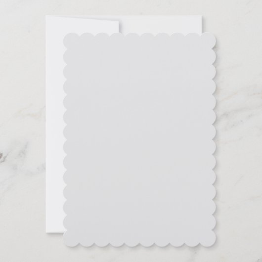 「クリスマスの祝い」 招待状 (裏面)