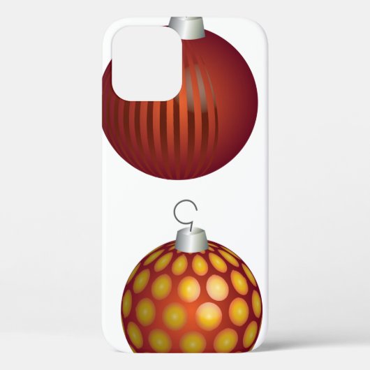 クリスマスの祝日のボールの飾り Case-Mate iPhoneケース (裏面)