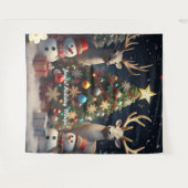 "クリスマスの祝祭の時" タペストリー (正面(横))