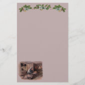 クリスマスの祝福ステーショナリー 便箋 (裏面)