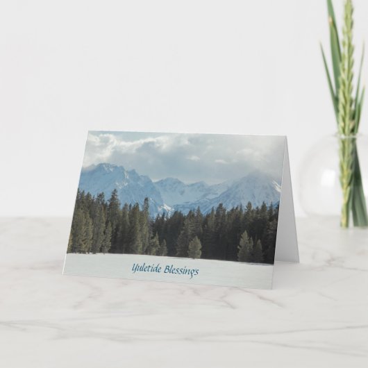 クリスマスの祝福 カード (正面)