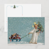 クリスマスの祝福 ポストカード (正面/裏面)