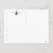 クリスマスの祝福 ポストカード (裏面)