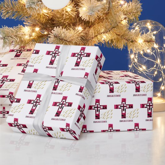 クリスマスの祝福 ラッピングペーパー (クリスマス)
