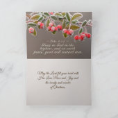 クリスマスの祝福 愛 平和 喜び, ルカ2:14 シーズンカード (内部)